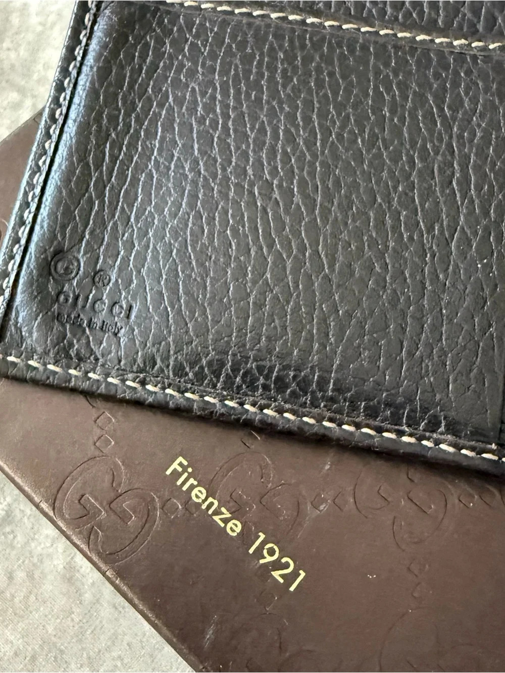 Gucci Brown Bi-Fold Wallet (Love 25)